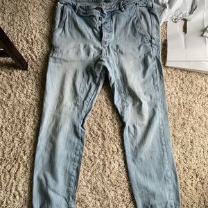 Zanerobe Denimo Size 32 Joggers Blue
